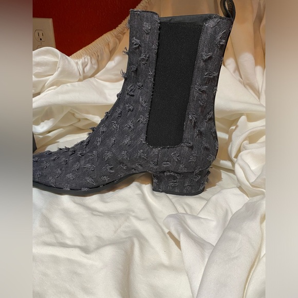 Marcell Von Berlin Men’s Denim Chelsea Boots - Picture 2 of 10